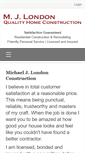 Mobile Screenshot of mjlondonconstruction.com